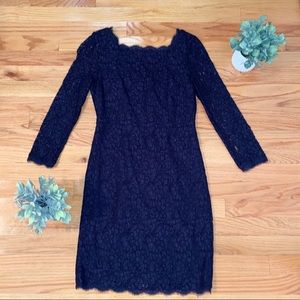 Adrianna Papell Lace Overlay Sheath Dress 4